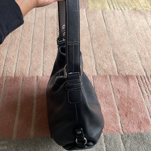 Coach bag hobo black leather - Picture 4 of 6